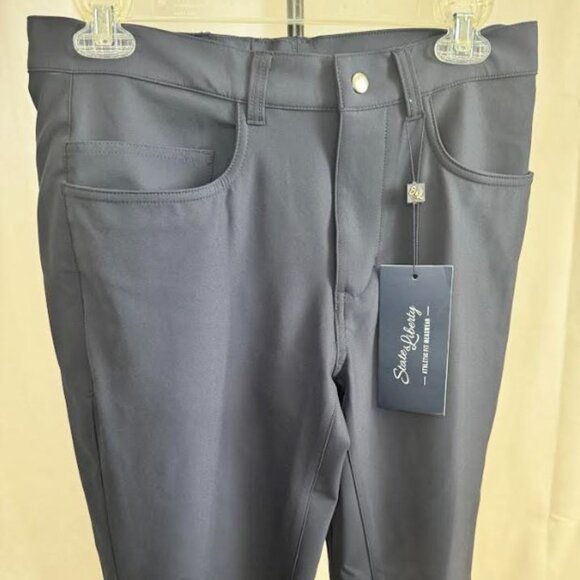 Athletic Fit Stretch Tech Chino - Navy - Picture 1 of 7